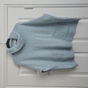 Loft Cozy Blue Turtleneck Sweater